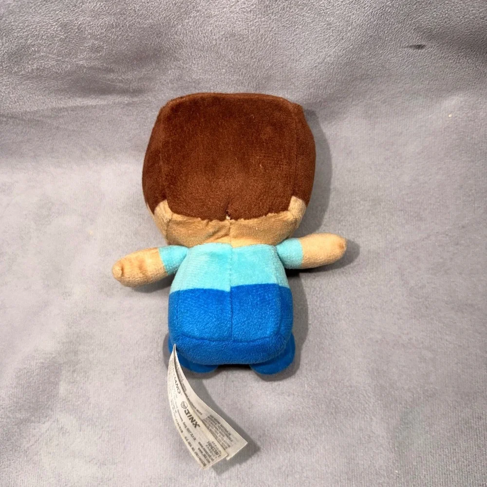 Minecraft Steve Plush Toy Official Mojang Jinx 7‎ inch Plushie